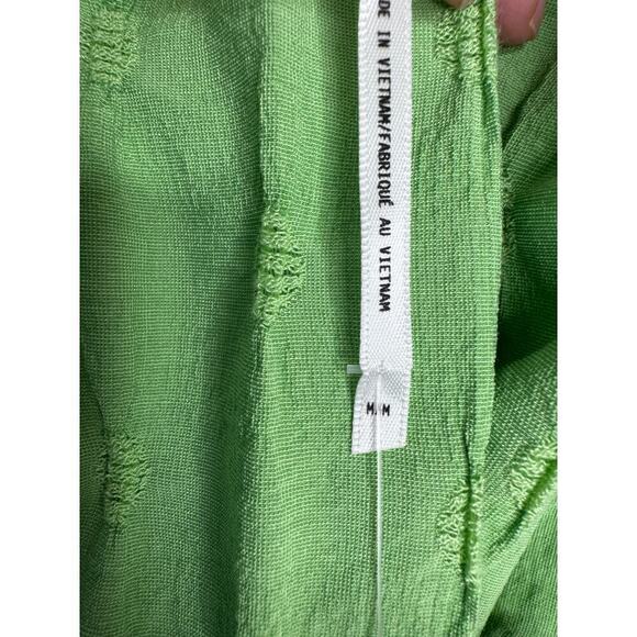 Free People NEW Primmy Midi Dress Greengage Size Medium Green - Picture 6 of 15